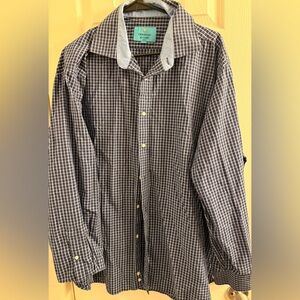 Christian Aujard Men's Plaid Shirt size 3XL